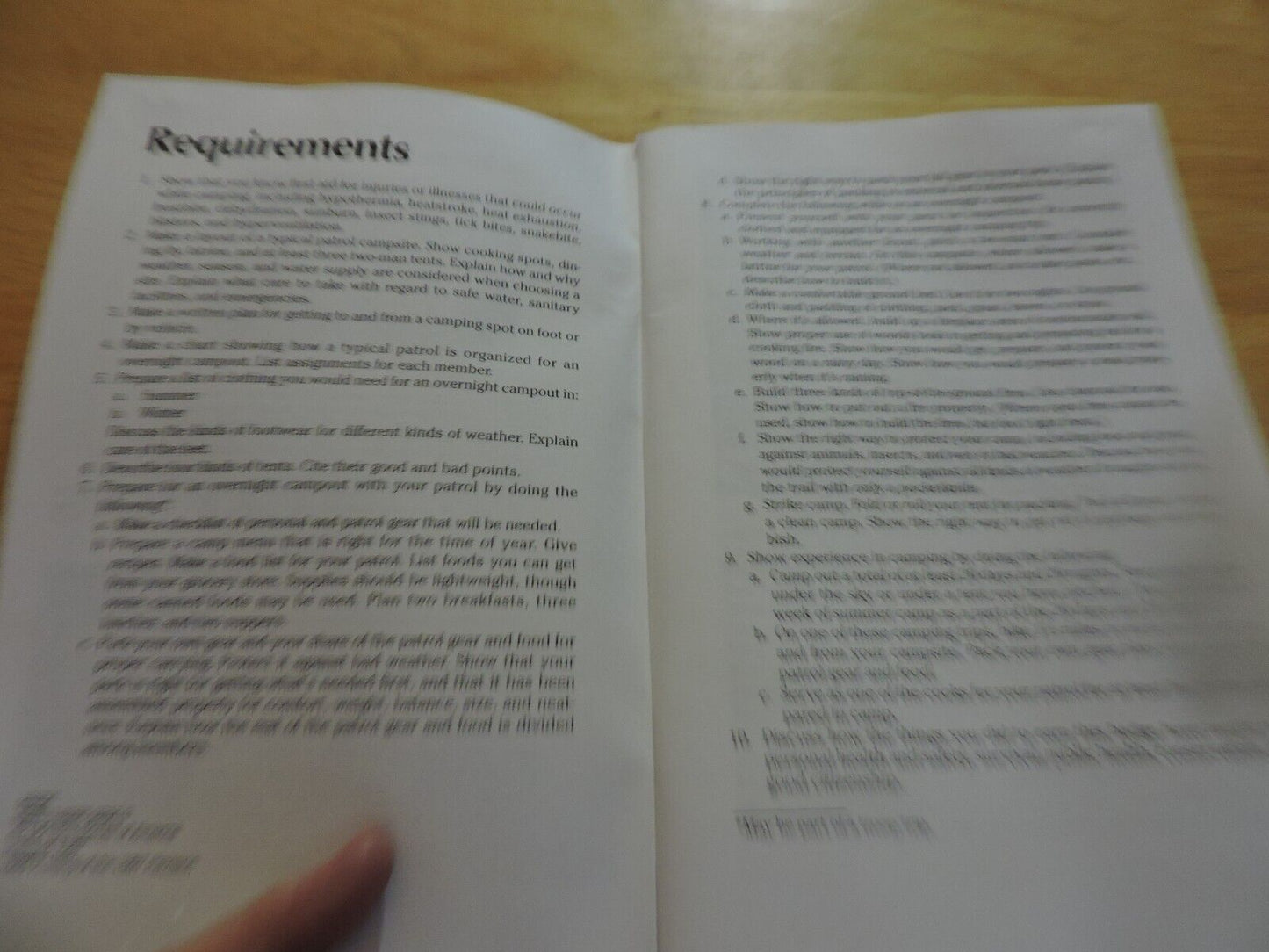 BOY SCOUTS OF AMERICA CAMPING MERIT BADGE BOOK, 1999