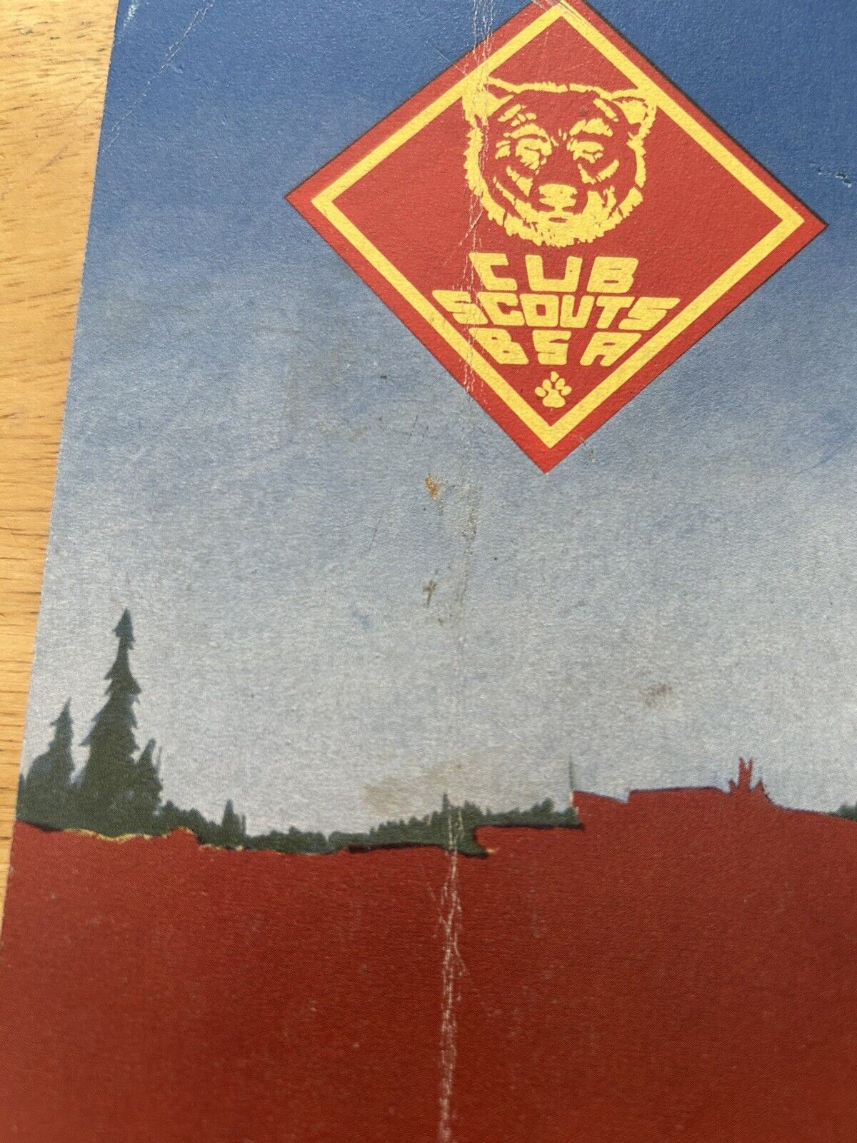 BEAR CUB SCOUT BOOK 1954 (previously owned and used)