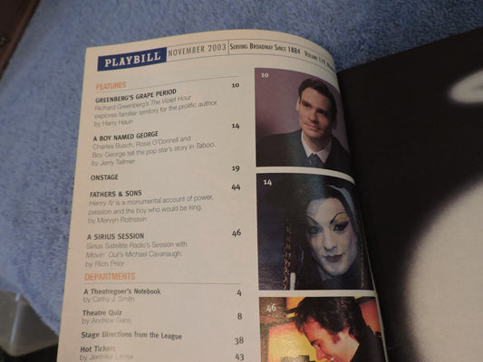 Playbill for The Retreat from Moscow at Booth Theatre