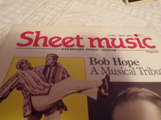 Sheet Music: April/May 1987 Edition: Bob Hope Musical Tribute