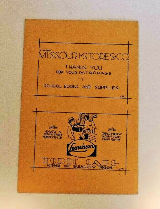Vintage Playbill, Missouri Workshop Presents: