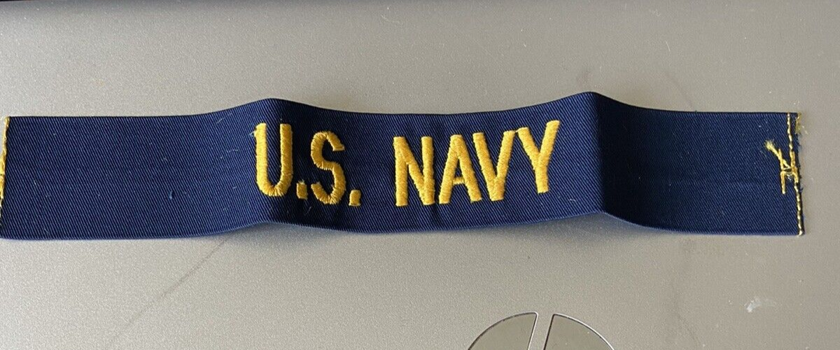 US Navy Officer Coveralls Cloth Rating Strip-Gold USN