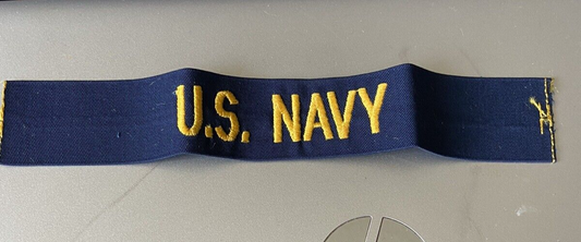 US Navy Officer Coveralls Cloth Rating Strip-Gold USN