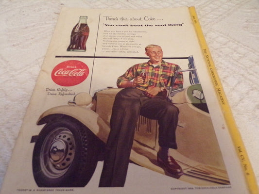 Coca-Cola Advertisement from the National Geographic 1954
