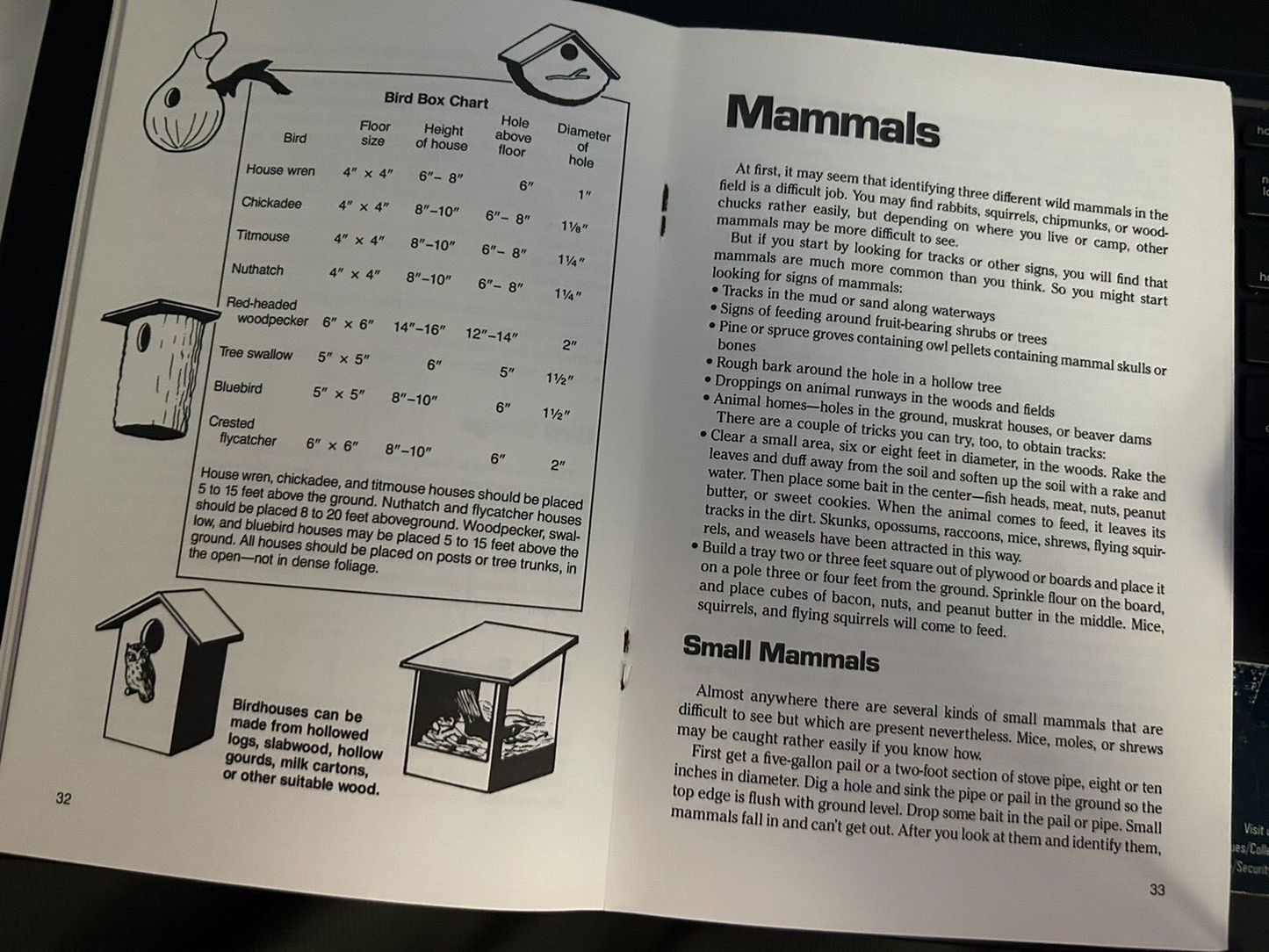 BOY SCOUTS OF AMERICA NATURE MERIT BADGE BOOK  1993