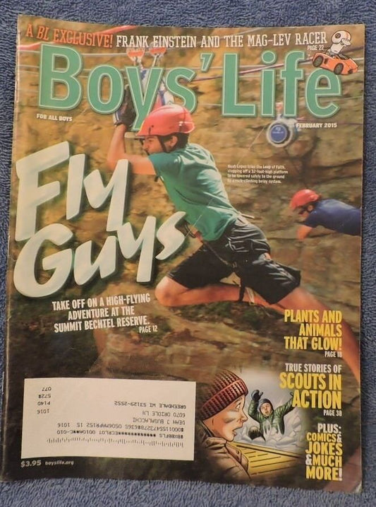 Boy's Life Magazine "Fly Guys" February 2015