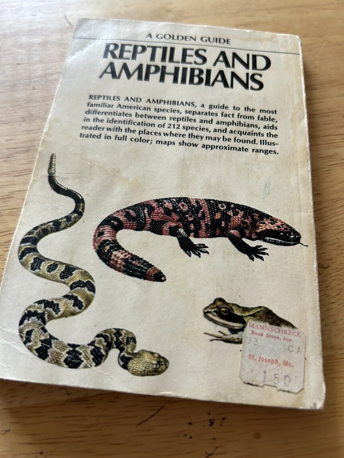 A GOLDEN GUIDE: REPTILES AND AMPHIBIANS 1956