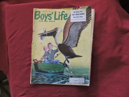BOYS LIFE MAGAZINE -April 1960 PELICAN