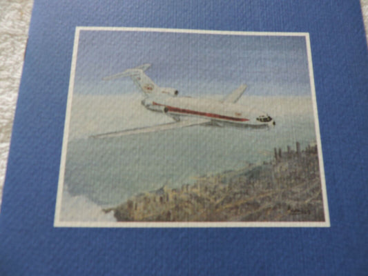 COLLECTIBLE TRANS WORLD AIRLINE ROYAL AMBASSADOR FLIGHT MENU