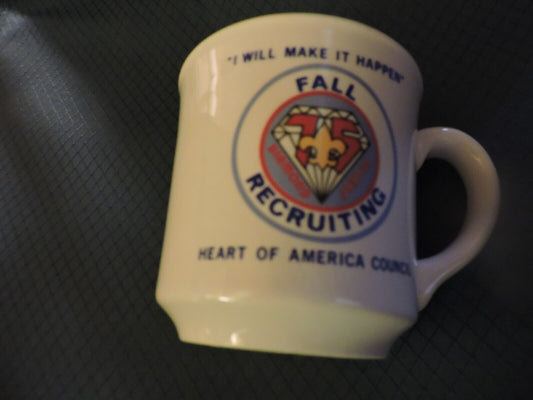 Boy Scout Coffee Mug  HEART OF AMERICA, FALL RECRUITING