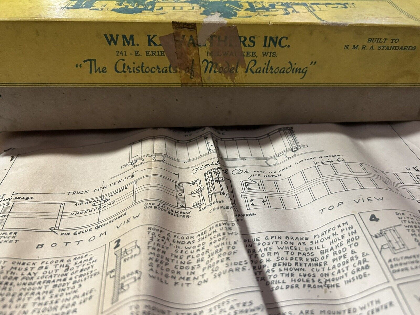 WALTHERS MODELS--RAILROAD EQUIPMENT 50' STEEL REEFER #6817