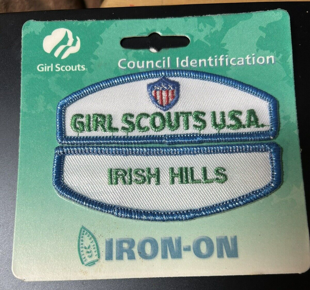Official Girl Scout Uniform Council (Irish Hills) Patch Set: New