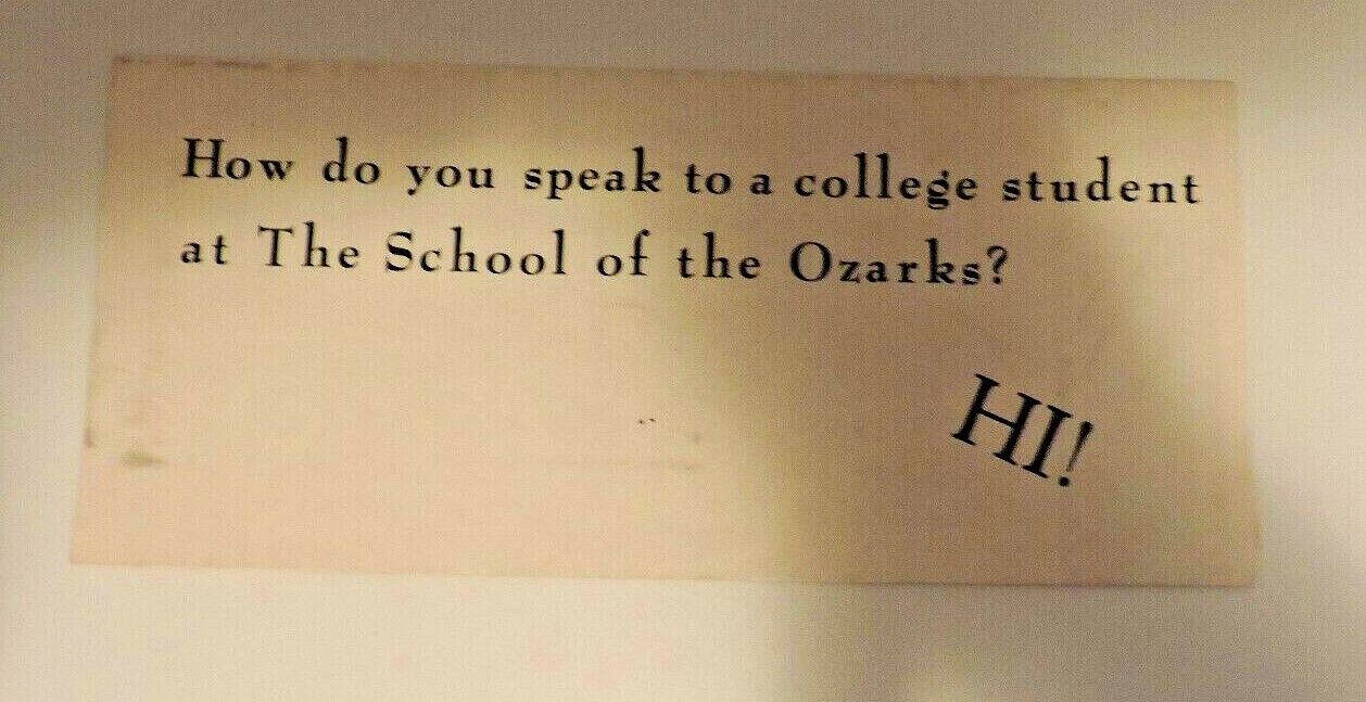 Vintage Brochure: The School of The Ozarks, Point Lookout