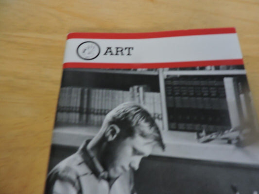 BOY SCOUTS OF AMERICA ART  MERIT BADGE BOOK, 1968