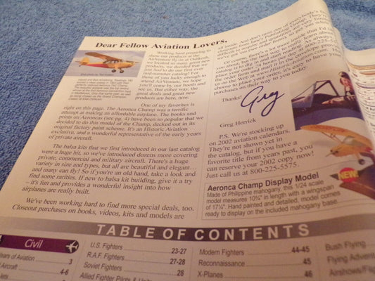 Historic Aviation: Summer 2001 Edition