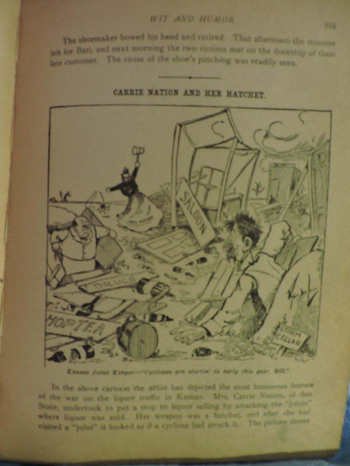 1903 Gems Of Modern Wit and Humor illustrated HC Book by Robert Burdette