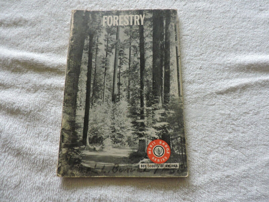 Boy Scouts of America Merit Badge Series Forestry 1970