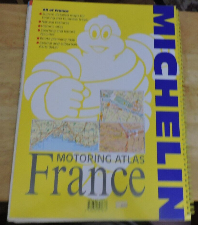 MICHELIN MOTORING ATLAS FRANCE 1997