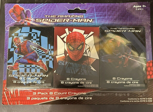 The Amazing Spider-Man Crayon Set (24 Crayons)