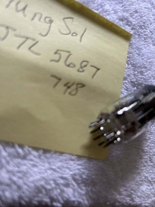 UNTESTED TUNG SOL JTL-5687 748 RADIO TUBE