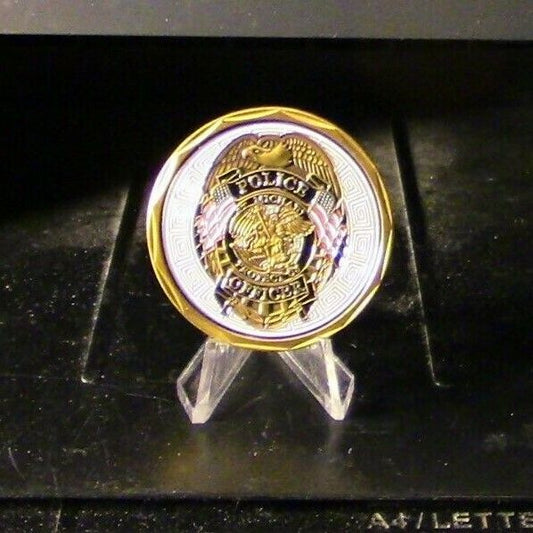 Challenge Coin: St Michael, Patron Saint of Law Enforcement-Police Officer
