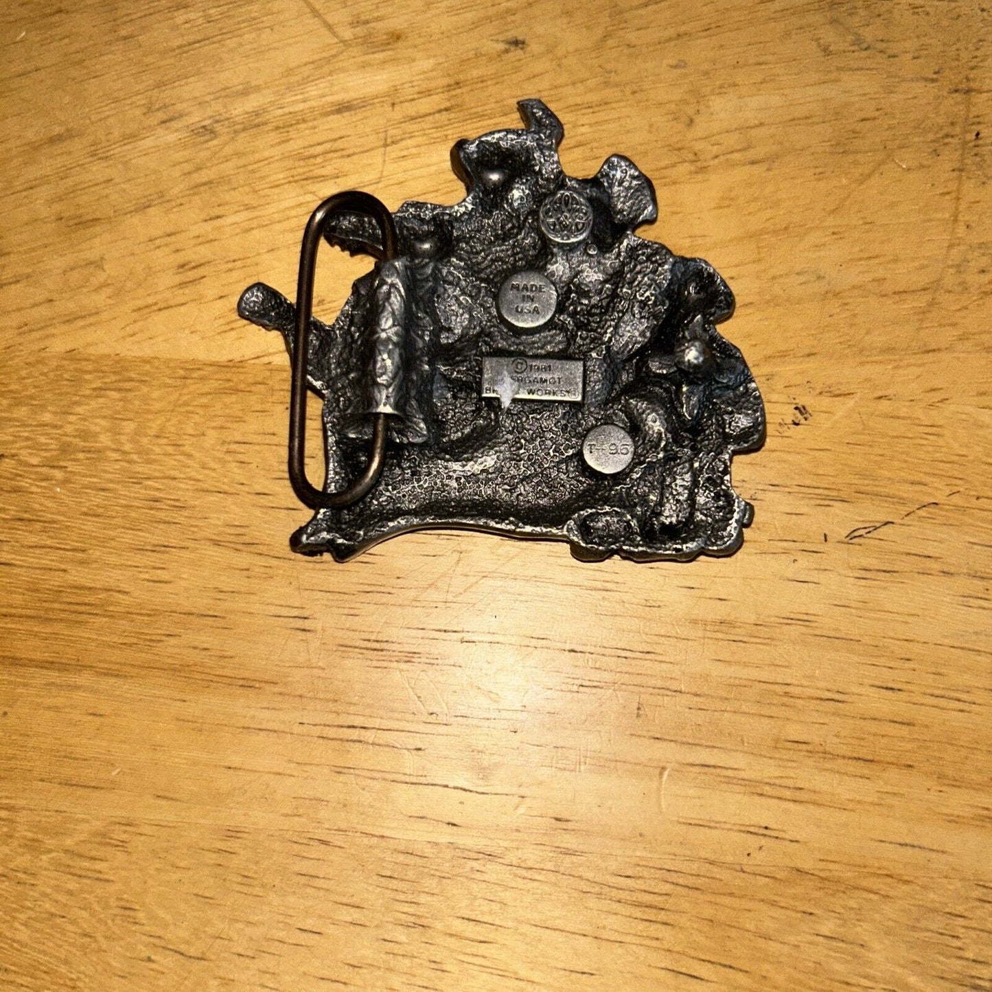 Bergomot Presents: Pewter "Country Western" Belt Buckle