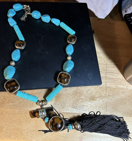 Beautiful 27" (Long) Necklace (Marked Chico's)