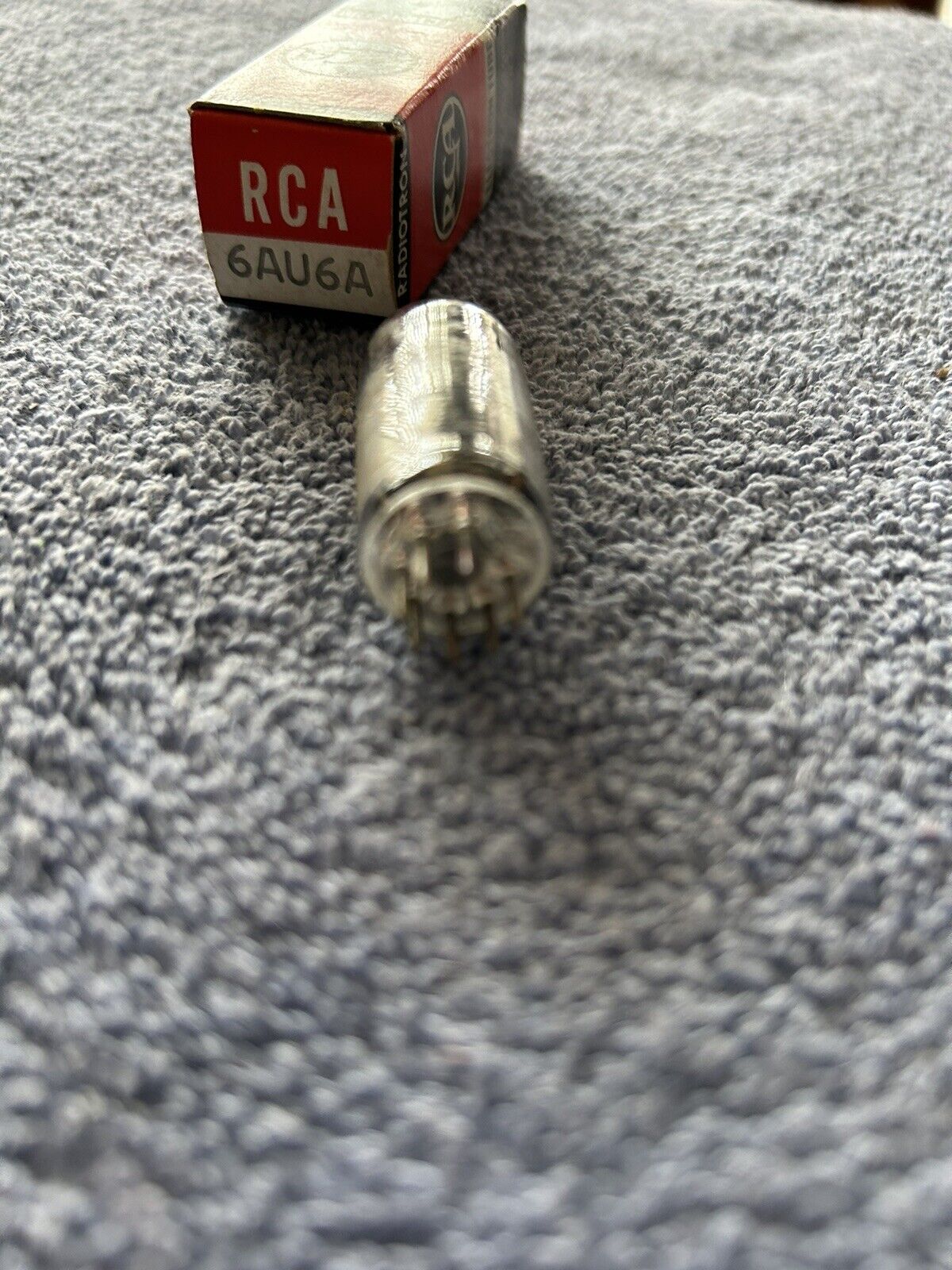 RCA--RADIO/TELEVISION ELECTRON TUBE UNTESTED IN BOX 6AU6A