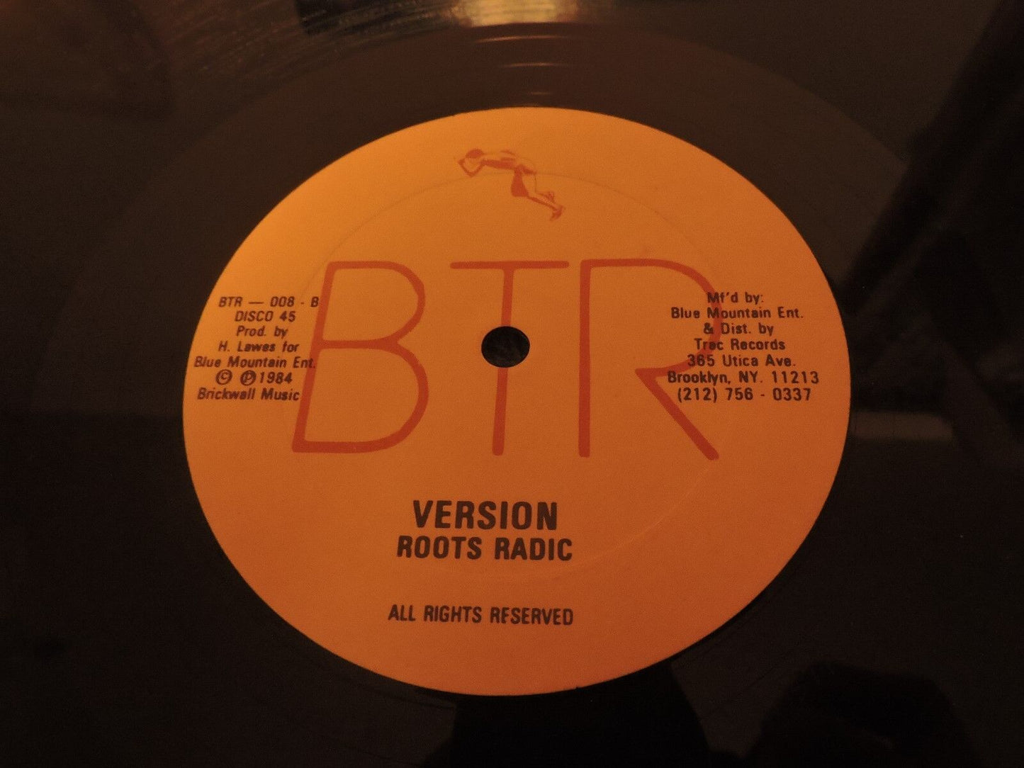 BTR Disco 45 Record