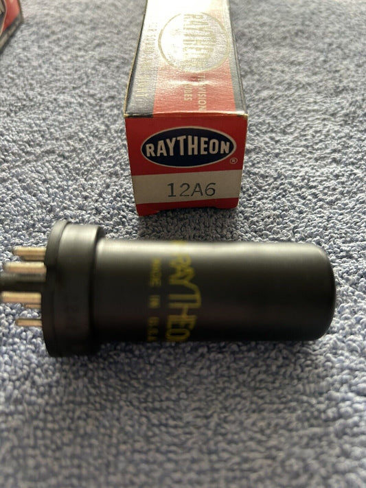 RAYTHEON RADIO/TELEVISION TUBE UNTESTED IN BOX 12A6