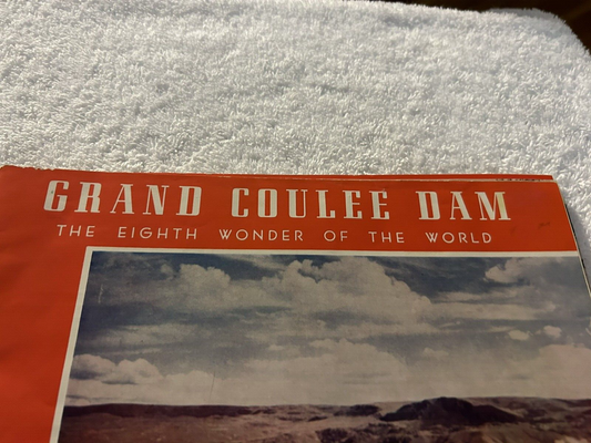 GRAND COULEE DAM SOUVENIR BOOKLET 1947 STATE OF WASHINGTON