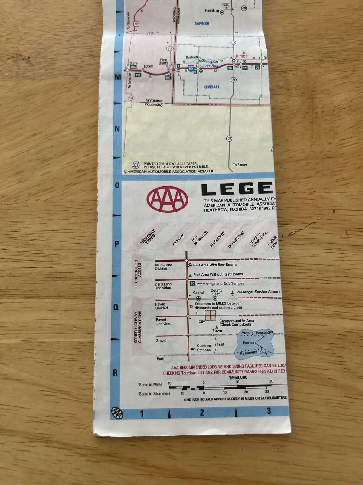 Iowa Nebraska Road Map AAA