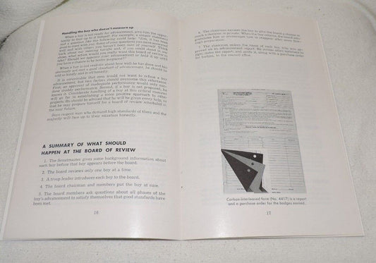 Advancement in the Troop Boy Scouts of America Manual 1963