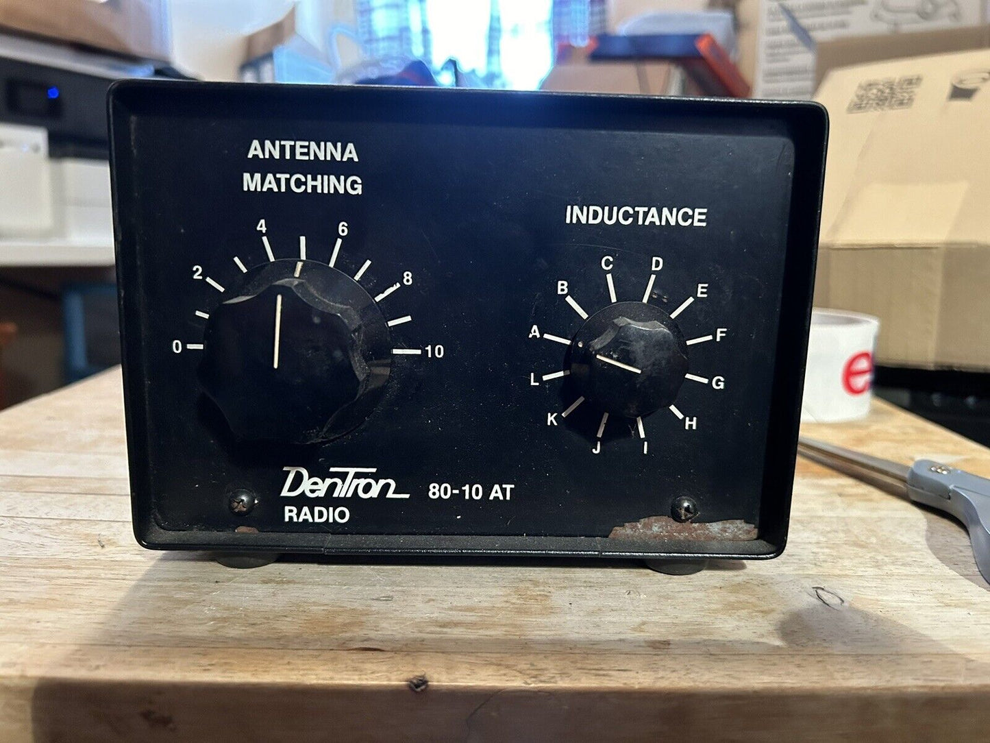 Dentron 80-10 AT Radio Antenna Matching Inductance Tuner for HAM RADIO
