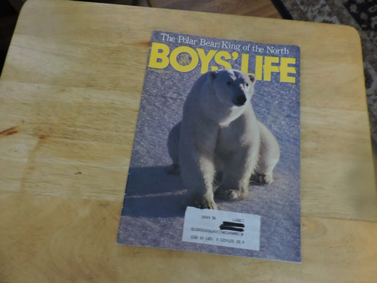 BOYS' LIFE MAGAZINE--NOVEMBER 1987--THE POLAR BEAR: KING OF THE NORTH
