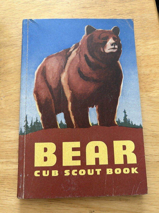 BEAR CUB SCOUT BOOK 1954 (previously owned and used)
