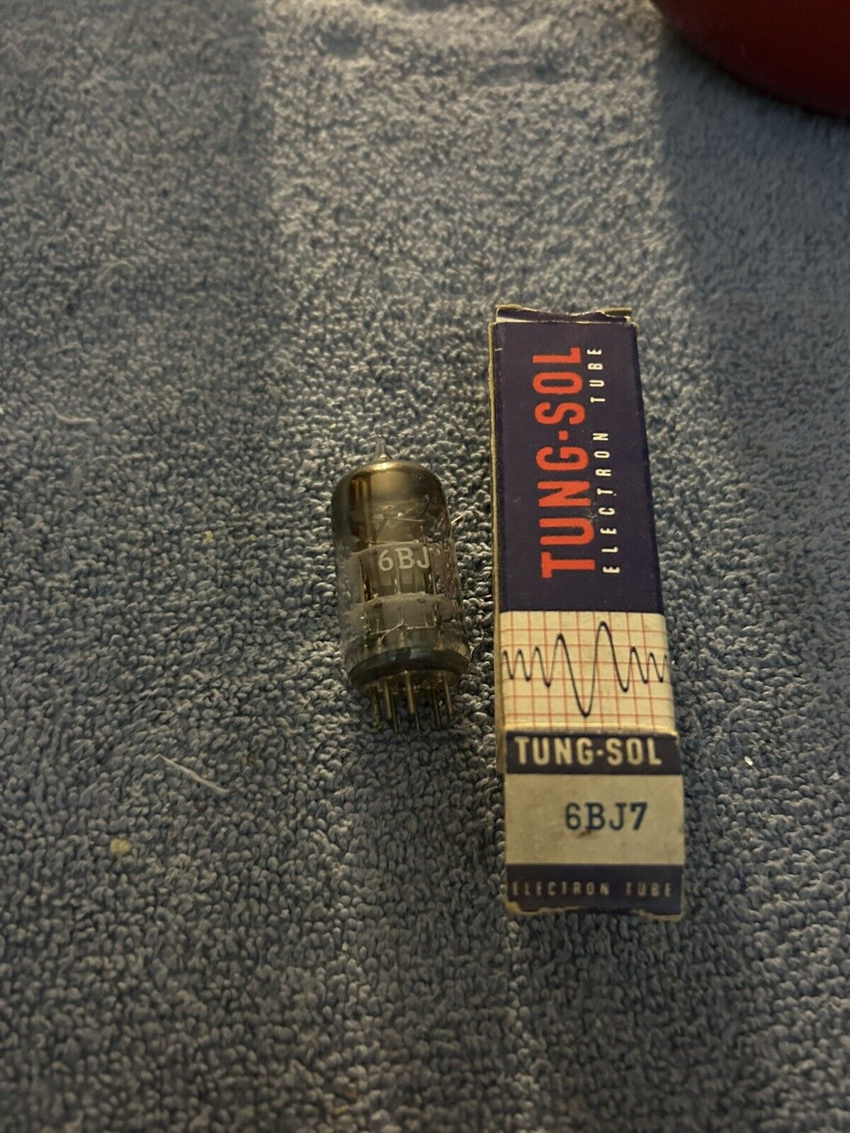 TUNG-SOL ELECTRON TUBE 6BJ7 UNTESTED