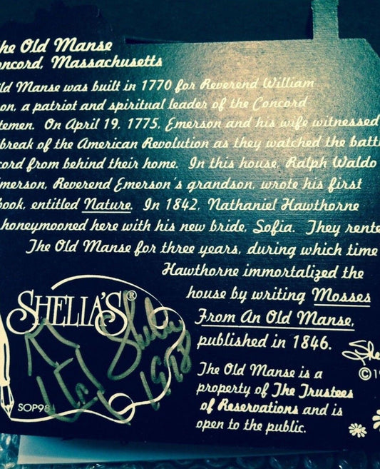 SHELIA'S OLD MANSE 1998 SOP98 SIGNED