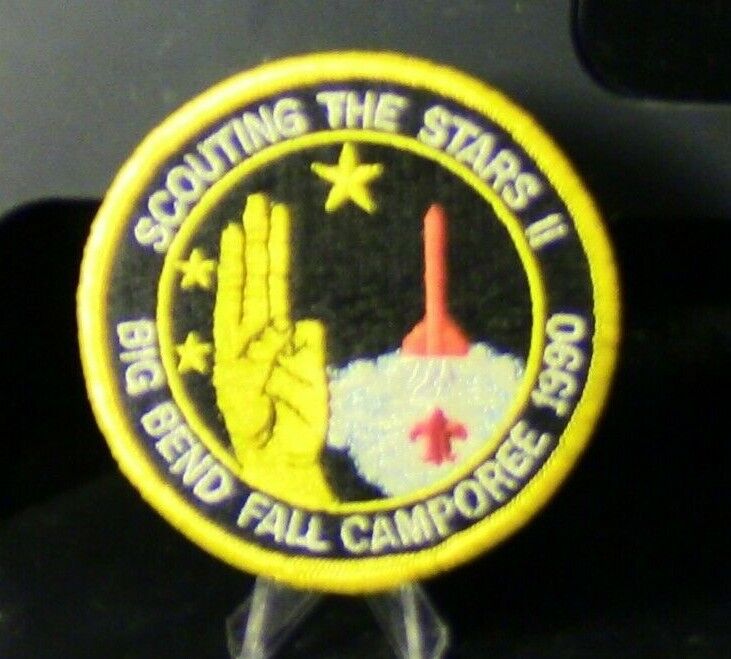 Vintage BSA : Scouting the Stars II, Big Bend Fall Camporee 1990 Patch