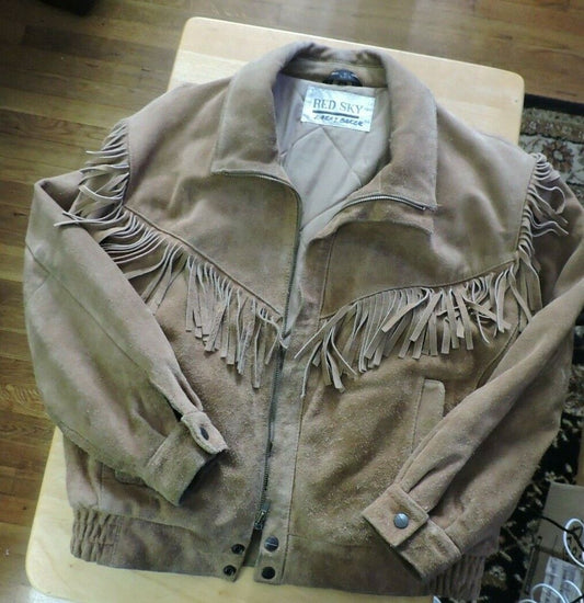 RED SKY SIZE MEDIUM LEATHER JACKET