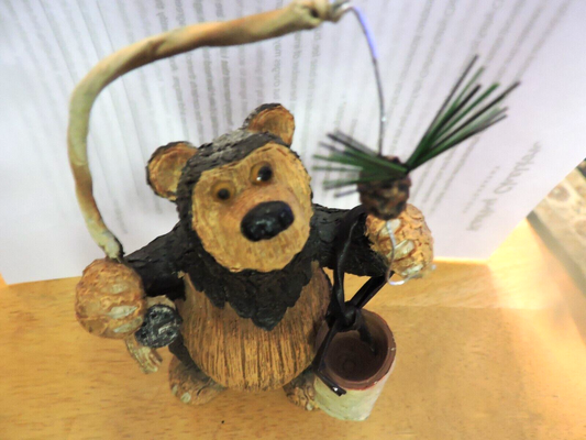 FISHERMAN BEAR--8X4X3.5 INCHES