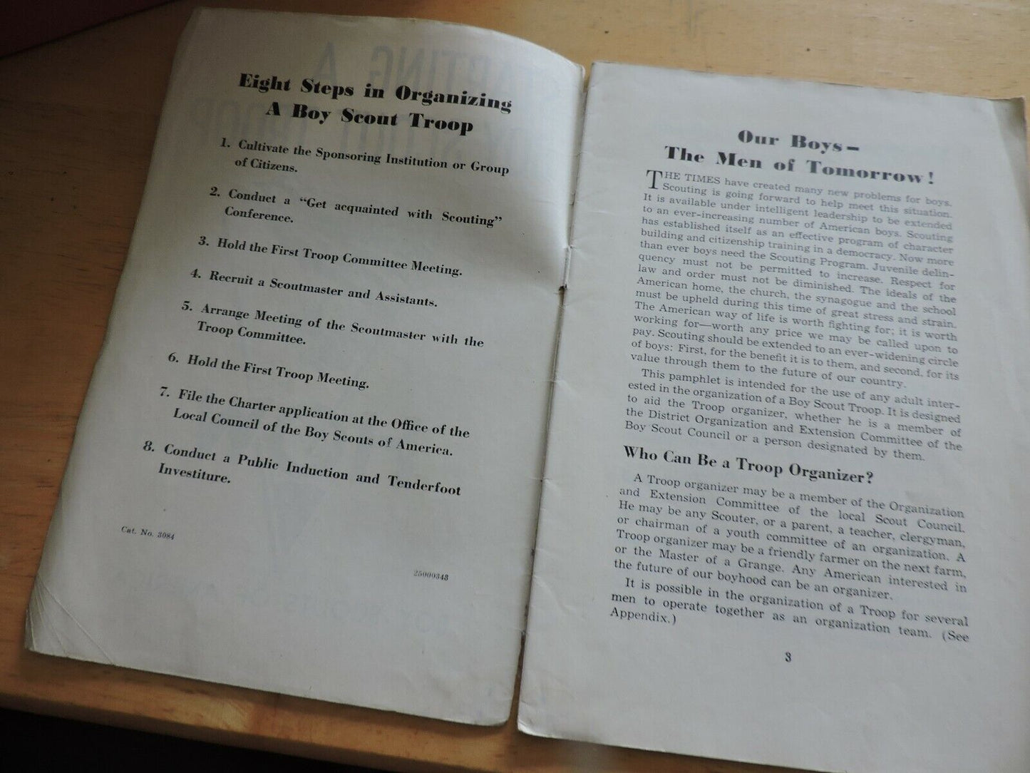 BOY SCOUT OF AMERICA:STARTING A BOY SCOUT TROOP: HOW