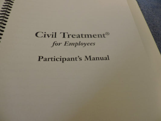 Civil Treatment Workshop Binder
