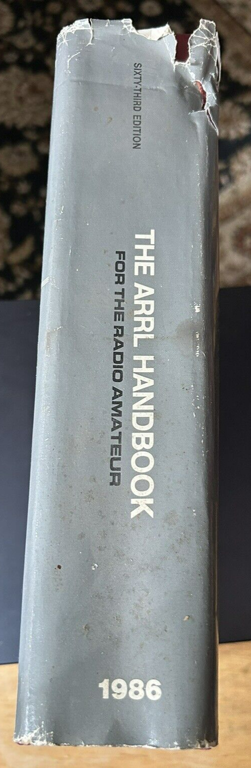 Hardcover: The 1986 ARRL Handbook for the Radio Amateur