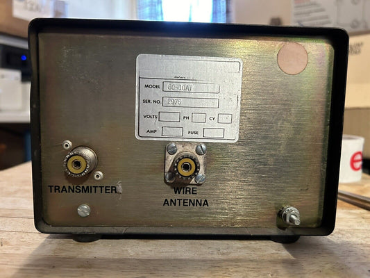 Dentron 80-10 AT Radio Antenna Matching Inductance Tuner for HAM RADIO