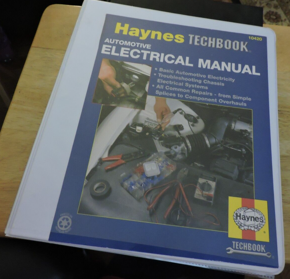 Haynes TECHBOOK Automotive Electrical Manual Haynes 10420 (IN BINDER)