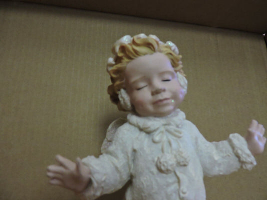 BABY ANGEL 7.5 INCHES TALL--CERAMIC