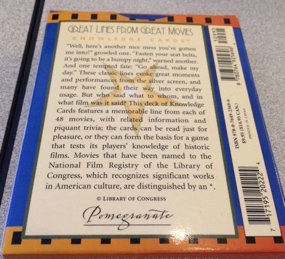 GREAT LINES FROM GREAT MOVIES BY SUSAN REYBURN