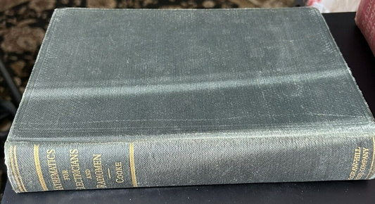 Hardcover: Mathematics for Electricians and Radiomen (1942)
