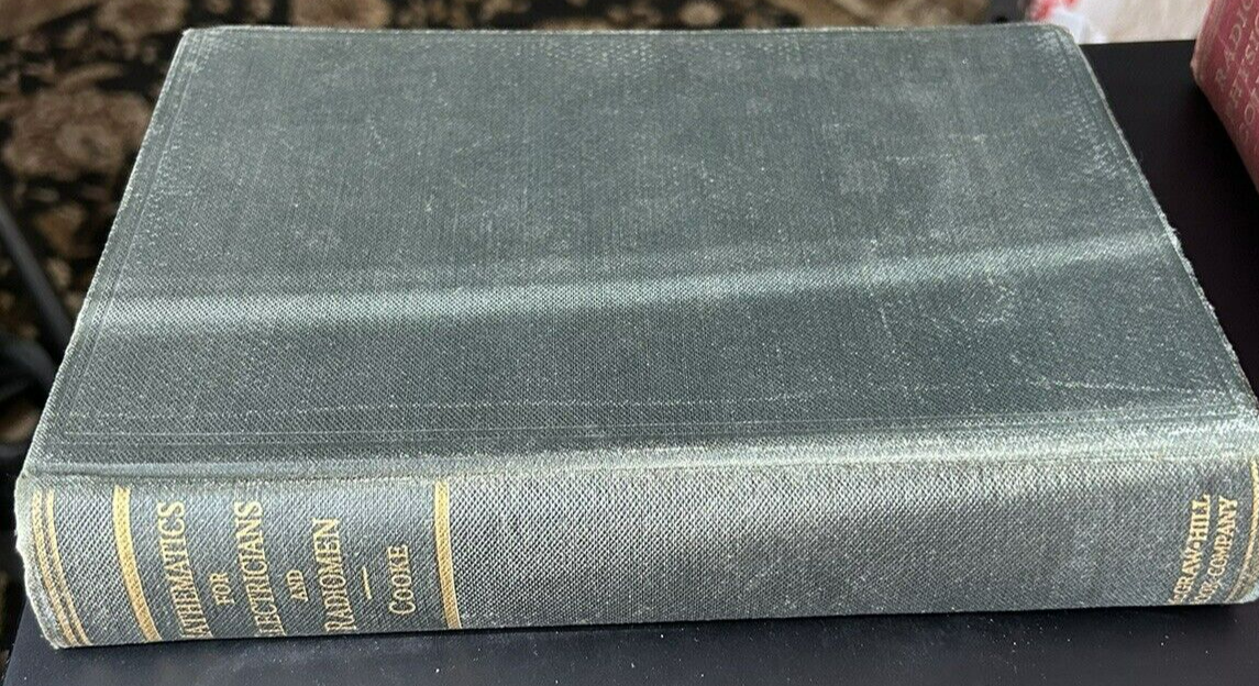 Hardcover: Mathematics for Electricians and Radiomen (1942)